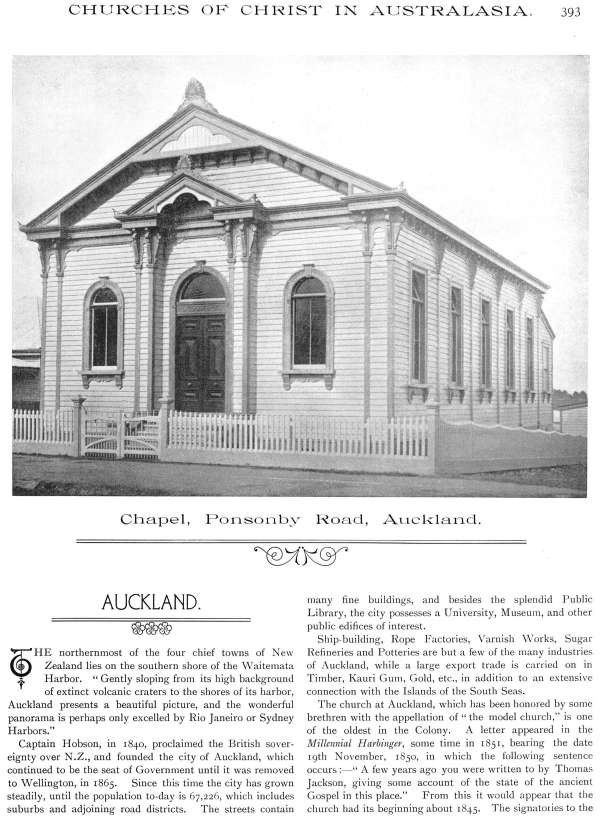 Jubilee Pictorial History of Churches of Christ in Australasia, p. 393