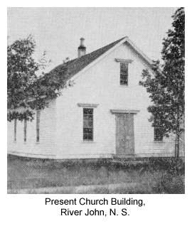 Present Church Building, River John, Pictou County, Nova Scotia
