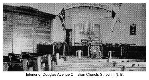Douglas Avenue Christian Church, St. John, New Brunswick (Interior)