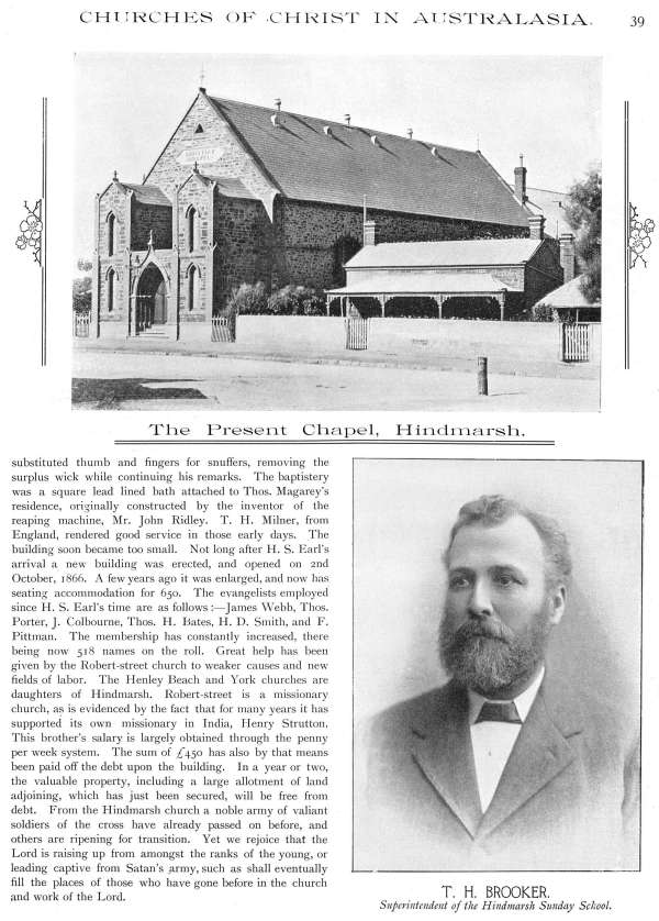 Jubilee Pictorial History of Churches of Christ in Australasia, p. 39