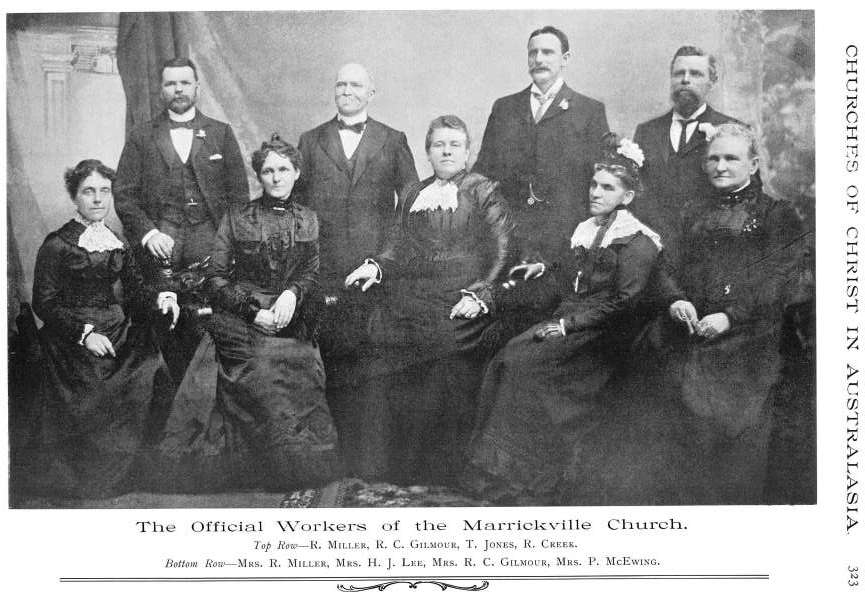 Jubilee Pictorial History of Churches of Christ in Australasia, p. 323