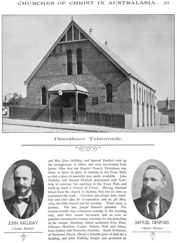 Jubilee Pictorial History of Churches of Christ in Australasia, p. 327