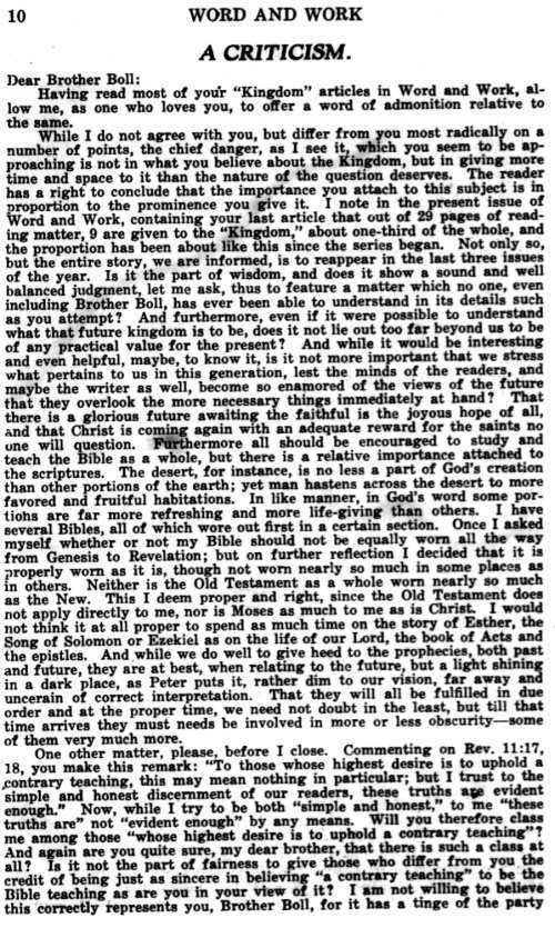 Word and Work, Vol. 15, No. 1, January 1922, p. 10