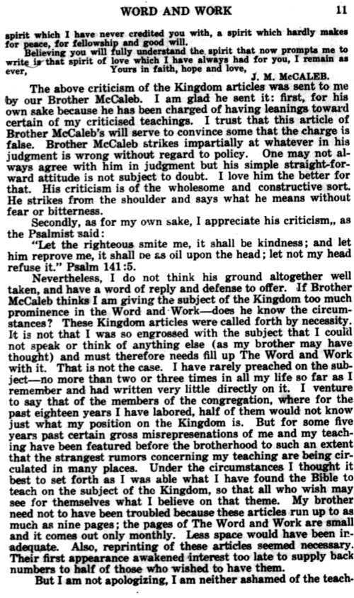 Word and Work, Vol. 15, No. 1, January 1922, p. 11