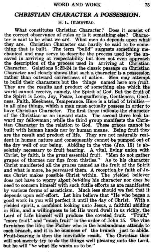 Word and Work, Vol. 15, No. 3, March 1922, p. 75