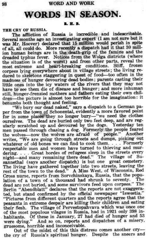 Word and Work, Vol. 15, No. 4, April 1922, p. 98