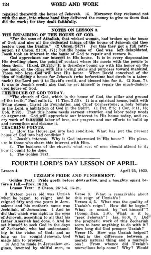 Word and Work, Vol. 15, No. 4, April 1922, p. 124