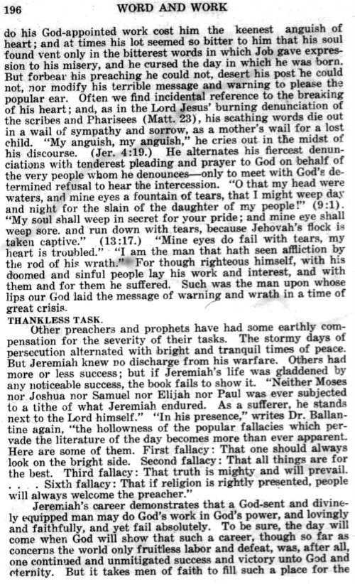 Word and Work, Vol. 15, No. 7, July 1922, p. 196