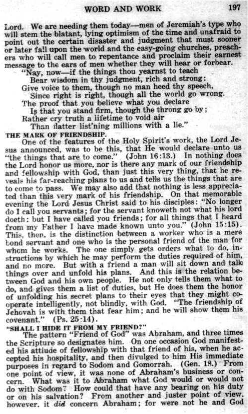 Word and Work, Vol. 15, No. 7, July 1922, p. 197