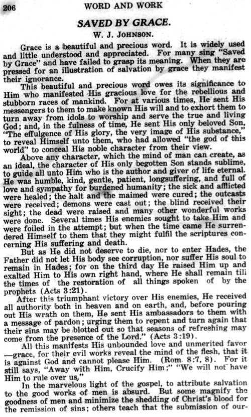 Word and Work, Vol. 15, No. 7, July 1922, p. 206