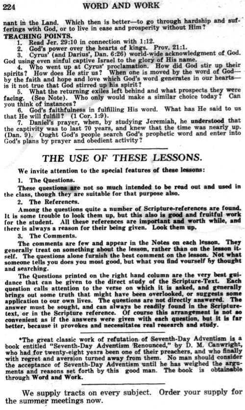 Word and Work, Vol. 15, No. 7, July 1922, p. 224