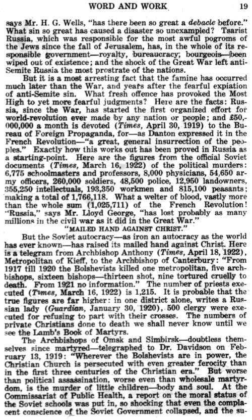 Word and Work, Vol. 16, No. 1, January 1923, p. 19