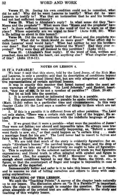 Word and Work, Vol. 16, No. 1, January 1923, p. 32