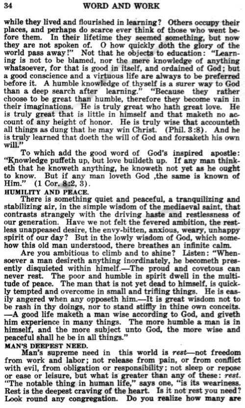 Word and Work, Vol. 16, No. 2, February 1923, p. 34