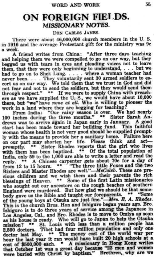 Word and Work, Vol. 16, No. 2, February 1923, p. 55