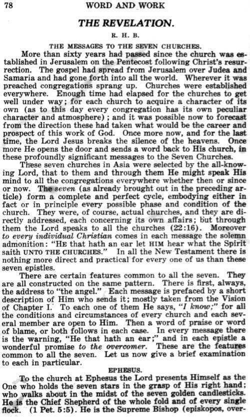 Word and Work, Vol. 16, No. 3, March 1923, p. 78