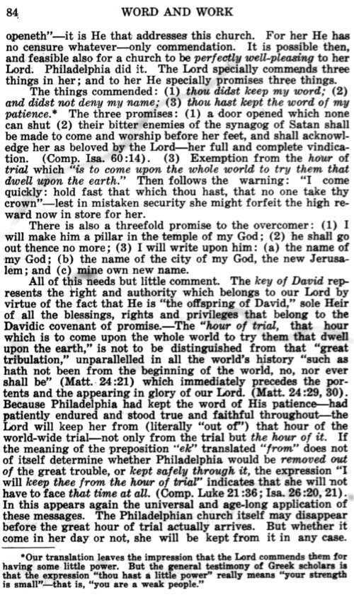 Word and Work, Vol. 16, No. 3, March 1923, p. 84