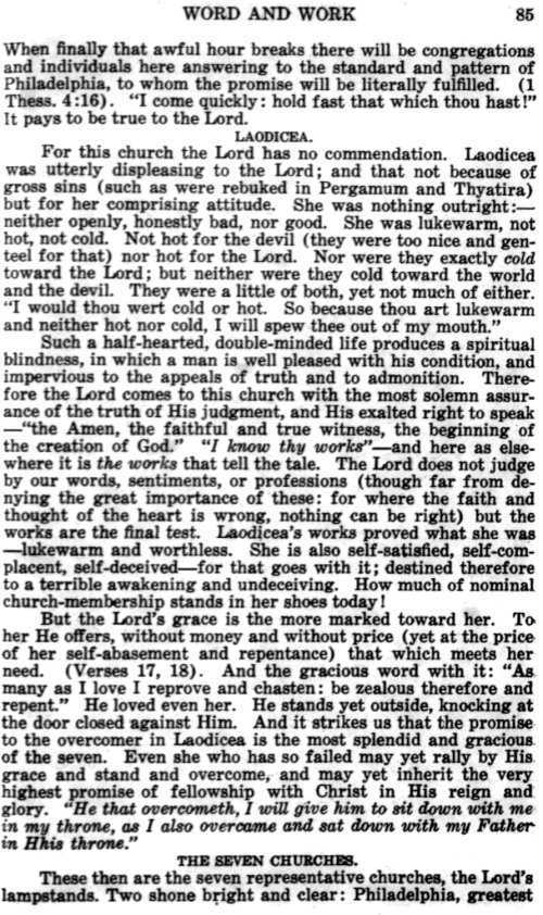 Word and Work, Vol. 16, No. 3, March 1923, p. 85