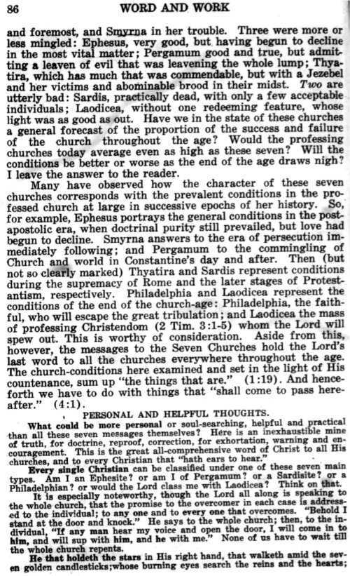 Word and Work, Vol. 16, No. 3, March 1923, p. 86