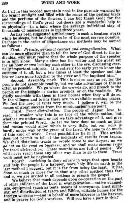 Word and Work, Vol. 16, No. 9, September 1923, p. 280