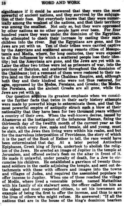 Word and Work, Vol. 17, No. 1, January 1924, p. 16