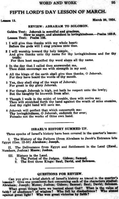 Word and Work, Vol. 17, No. 3, March 1924, p. 95