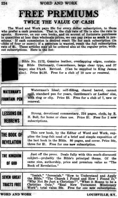 Word and Work, Vol. 17, No. 7, July 1924, p. 224