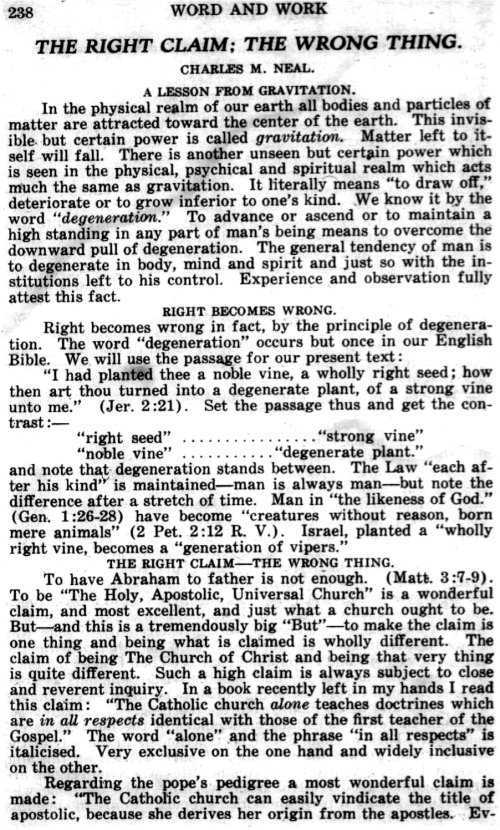 Word and Work, Vol. 17, No. 8, August 1924, p. 238