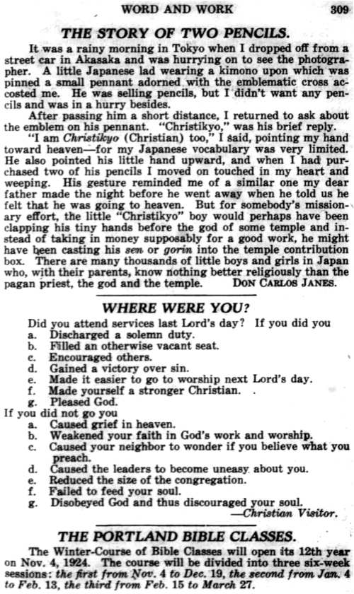 Word and Work, Vol. 17, No. 10, October 1924, p. 309