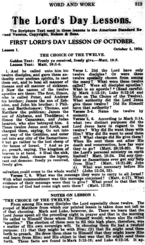 Word and Work, Vol. 17, No. 10, October 1924, p. 313