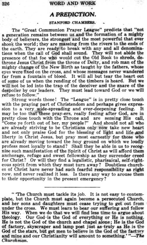 Word and Work, Vol. 17, No. 11, November 1924, p. 326