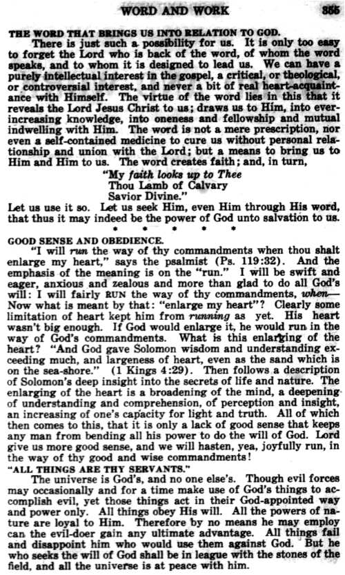 Word and Work, Vol. 17, No. 12, December 1924, p. 355