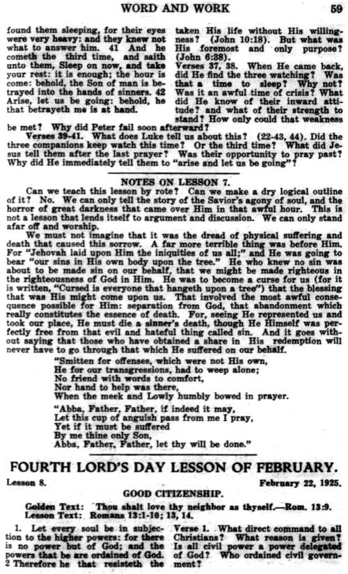 Word and Work, Vol. 18, No. 2, February 1925, p. 59