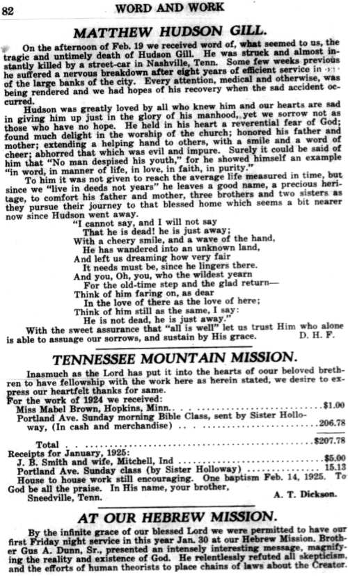 Word and Work, Vol. 18, No. 3, March 1925, p. 82