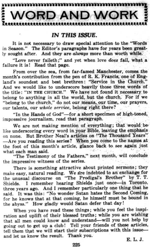 Word and Work, Vol. 18, No. 8, August 1925, p. 225