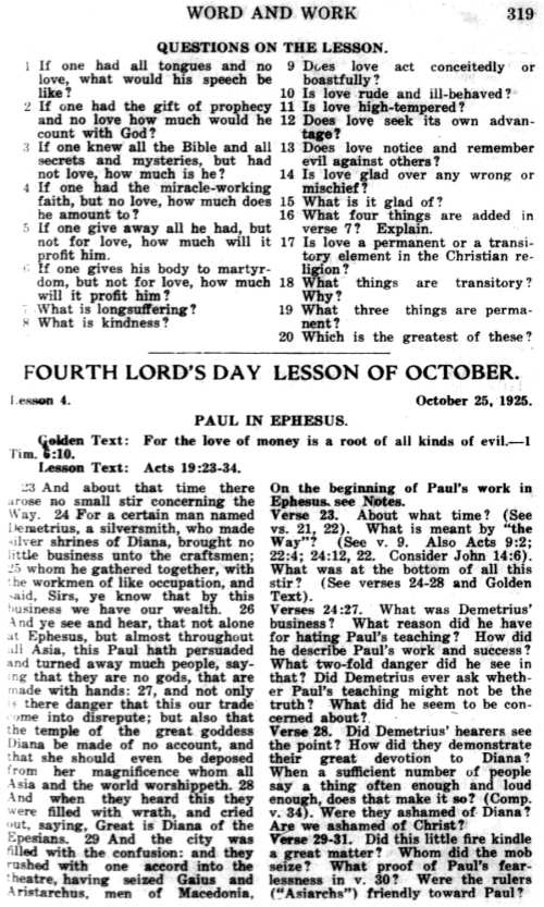 Word and Work, Vol. 18, No. 10, October 1925, p. 319