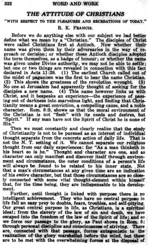 Word and Work, Vol. 18, No. 11, November 1925, p. 332