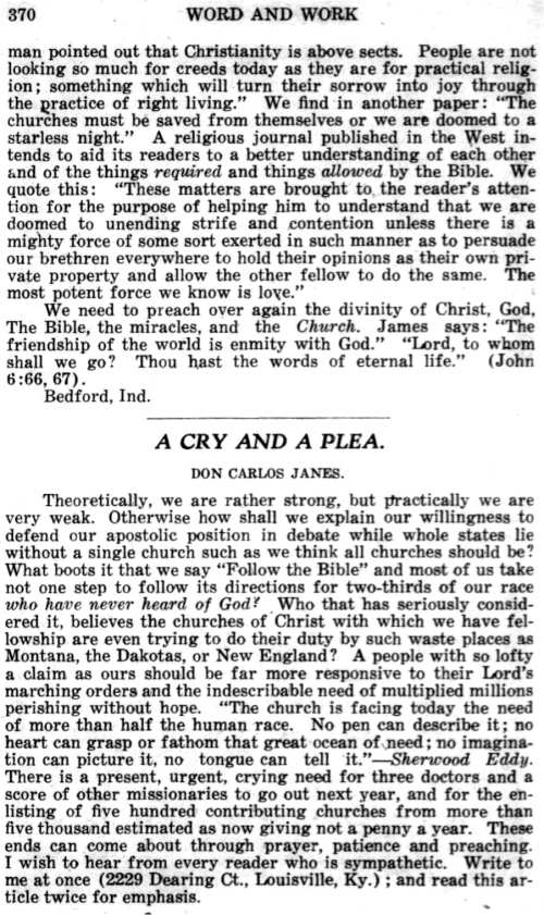 Word and Work, Vol. 18, No. 12, December 1925, p. 370