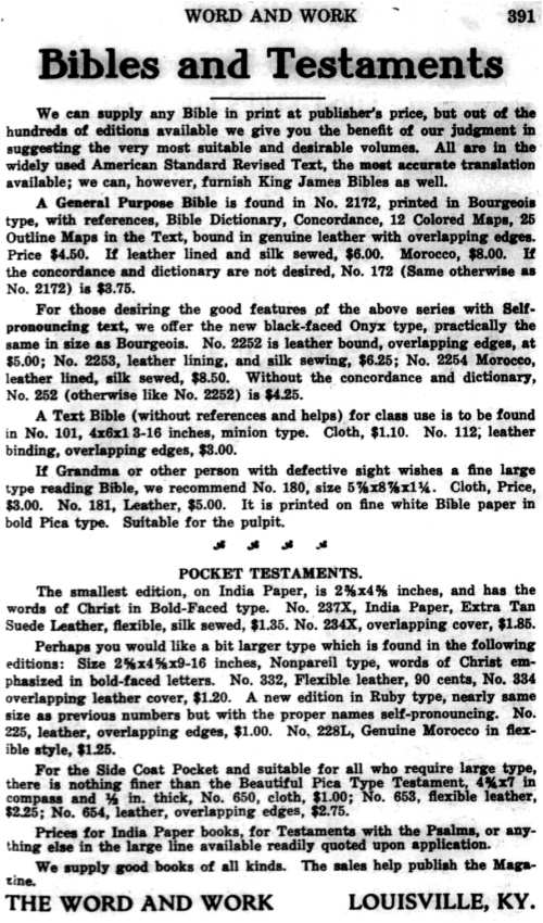 Word and Work, Vol. 18, No. 12, December 1925, p. 391