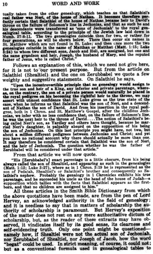 Word and Work, Vol. 19, No. 1, January 1926, p. 10