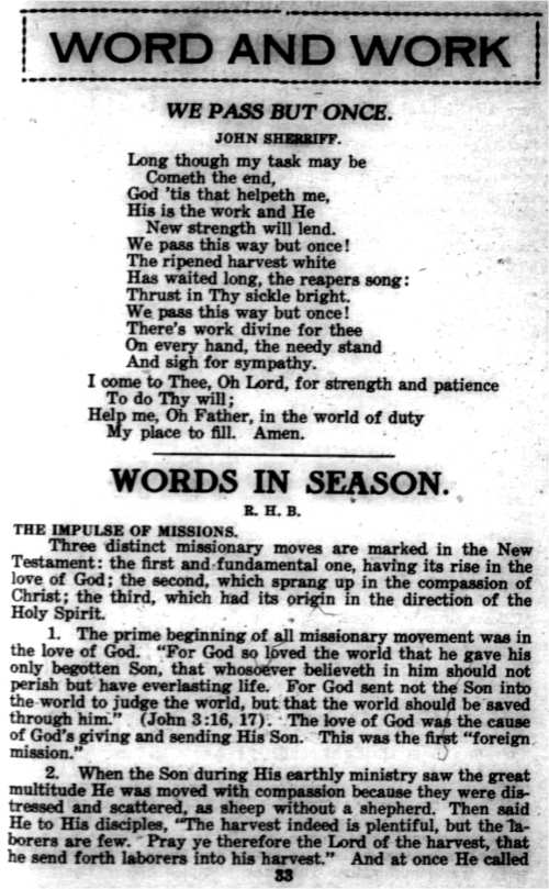 Word and Work, Vol. 19, No. 2, February 1926, p. 33