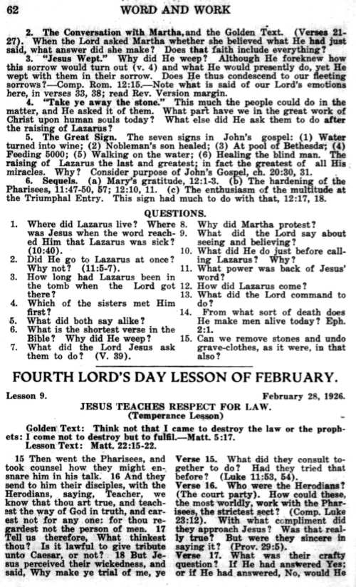 Word and Work, Vol. 19, No. 2, February 1926, p. 62
