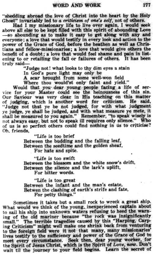 Word and Work, Vol. 19, No. 6, June 1926, p. 177