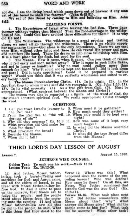 Word and Work, Vol. 19, No. 8, August 1926, p. 250