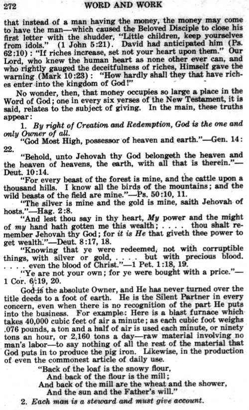 Word and Work, Vol. 19, No. 9, September 1926, p. 272