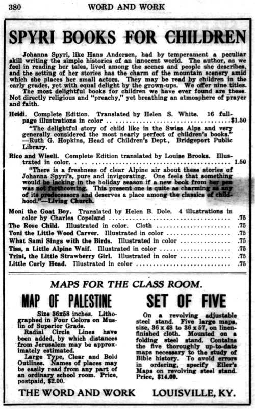 Word and Work, Vol. 19, No. 12, December 1926, p. 380