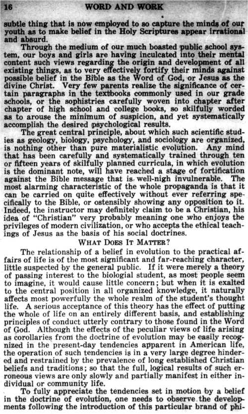 Word and Work, Vol. 20, No. 1, January 1927, p. 16