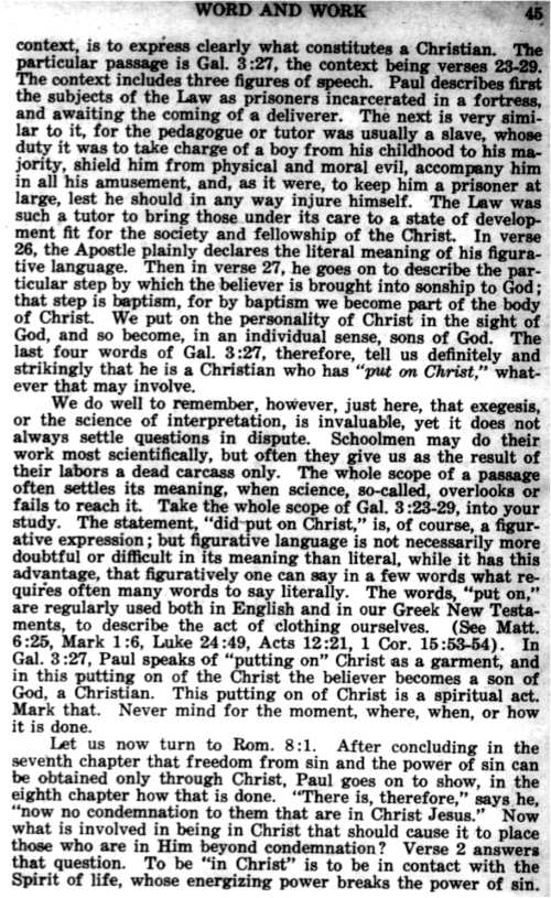 Word and Work, Vol. 20, No. 2, February 1927, p. 45