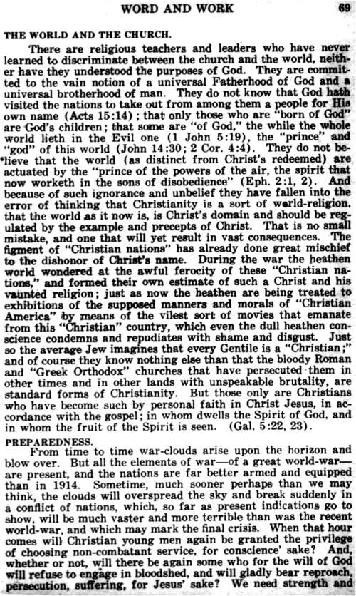 Word and Work, Vol. 20, No. 3, March 1927, p. 69