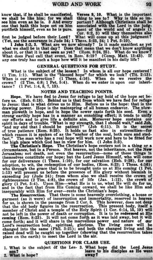 Word and Work, Vol. 20, No. 3, March 1927, p. 93